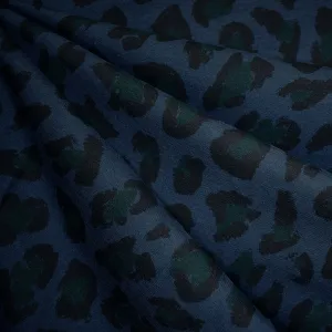 Atelier Brunette Leony Animal Print Sweatshirt Fleece Midnight
