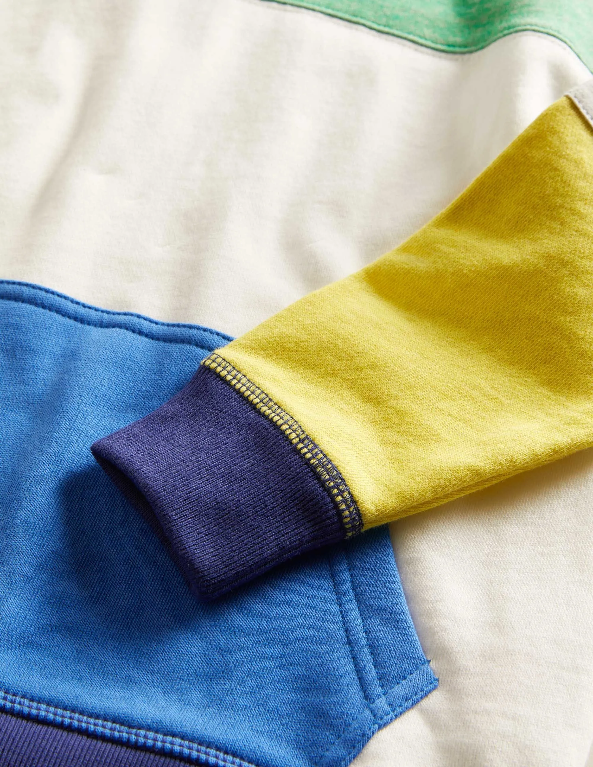 Colourblock Hoodie-Multi