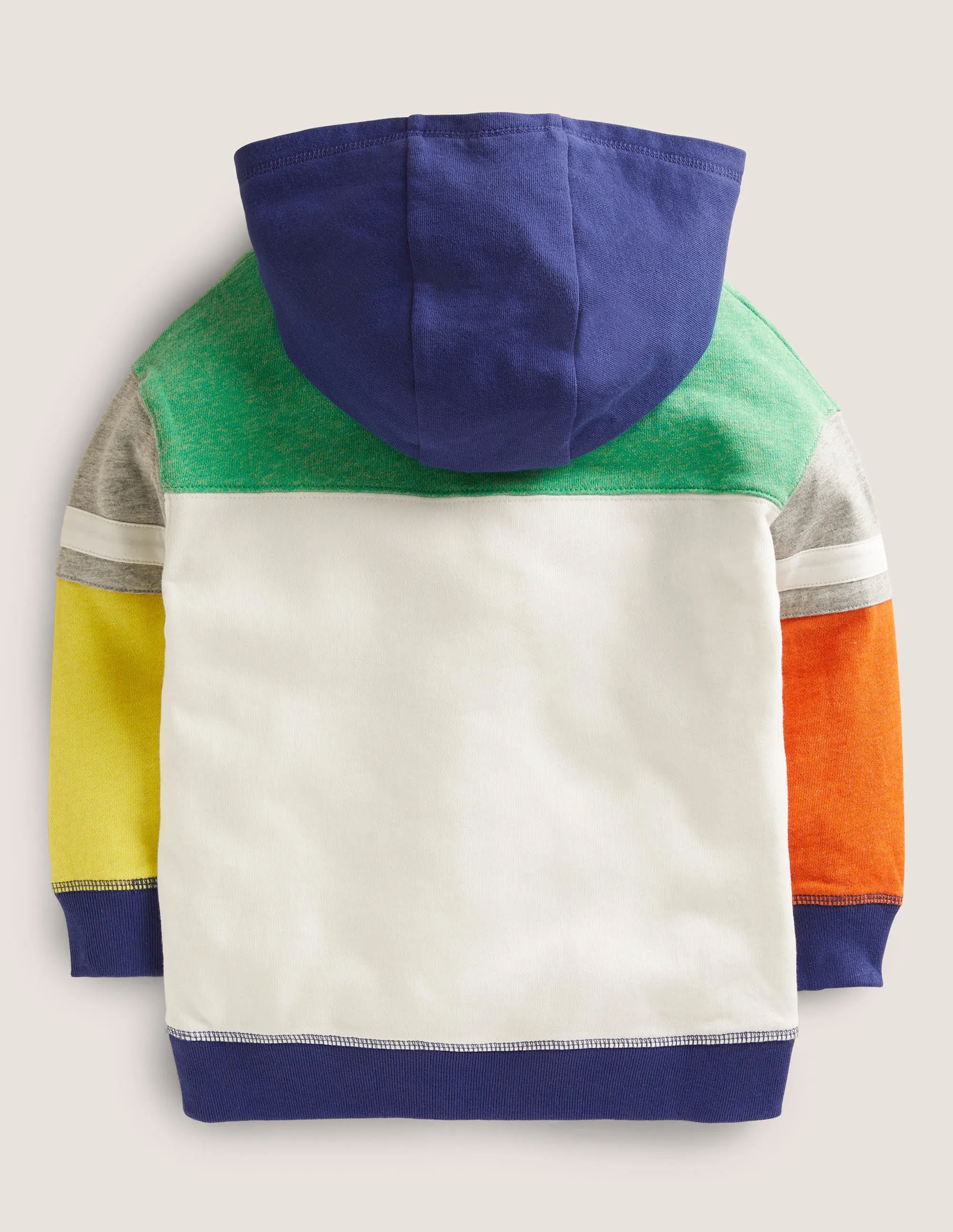 Colourblock Hoodie-Multi