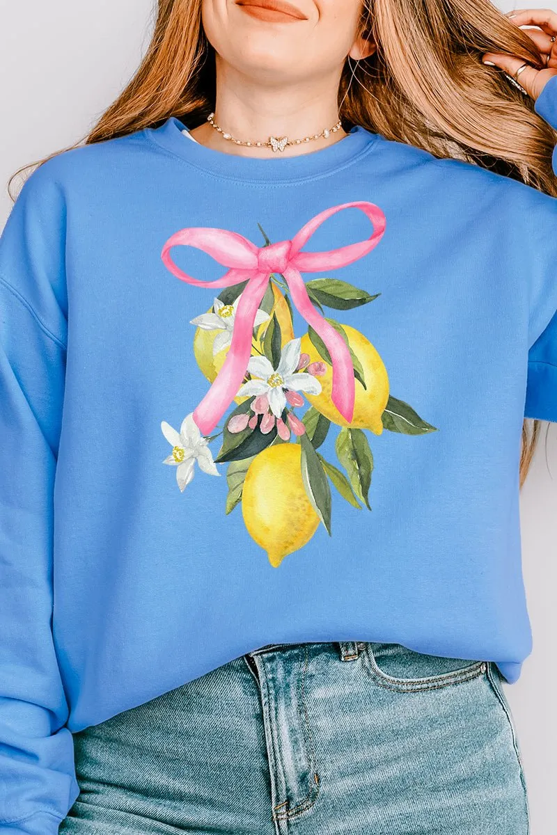 Coquette Lemon Blossom Unisex NuBlend Crew Sweatshirt
