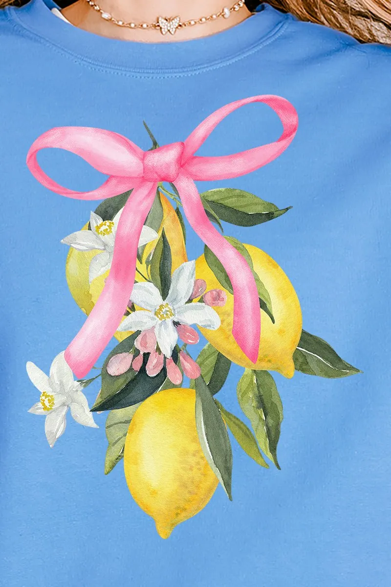 Coquette Lemon Blossom Unisex NuBlend Crew Sweatshirt