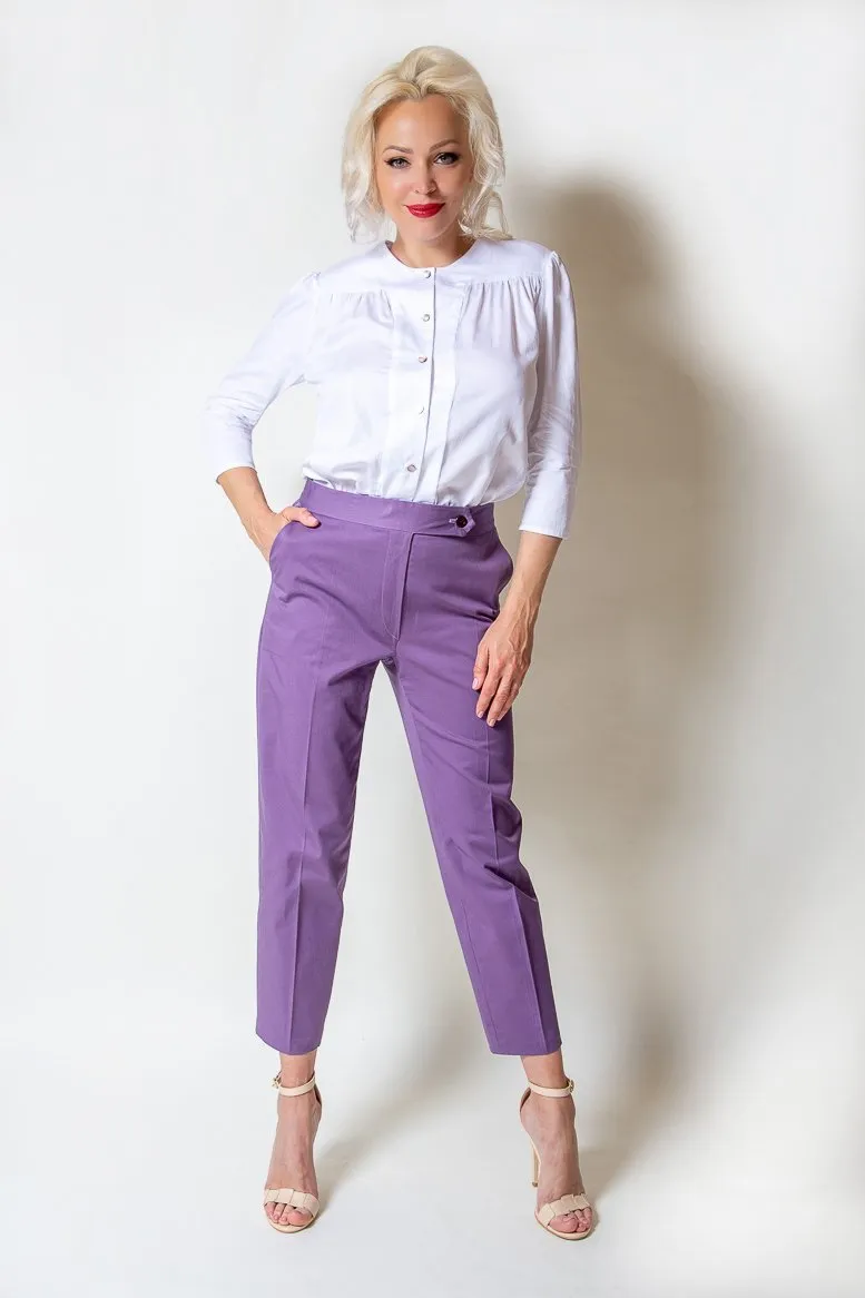 Coral Cotton Blouse