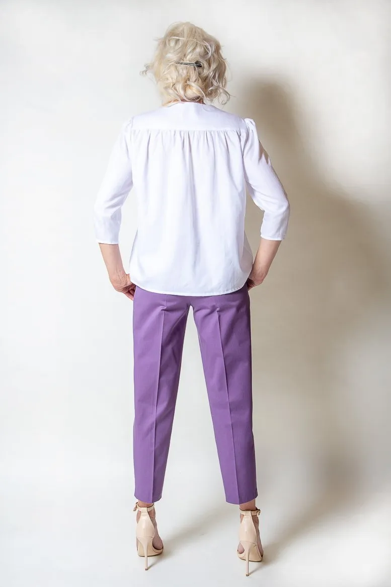 Coral Cotton Blouse
