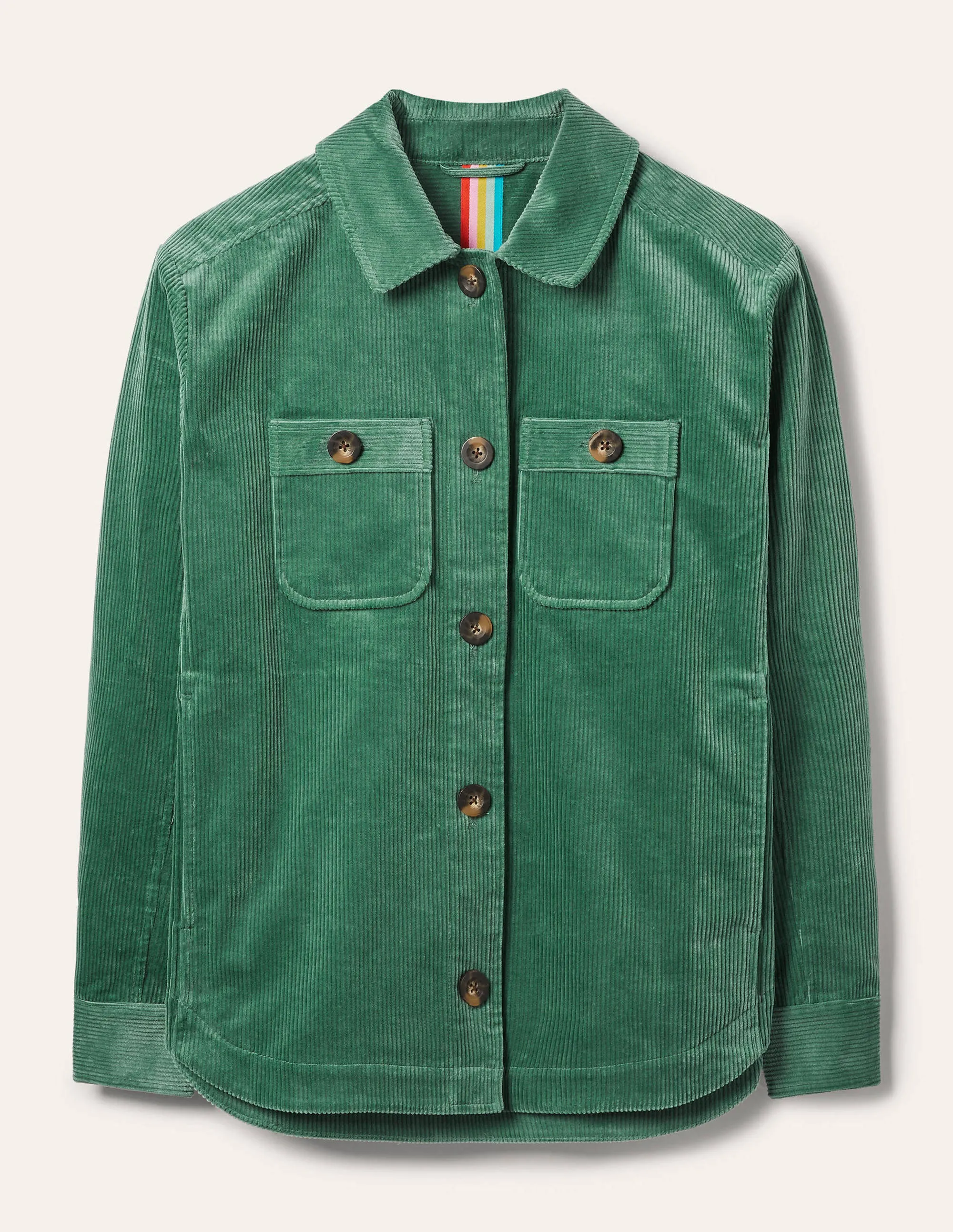 Cord Shacket-Sage Green