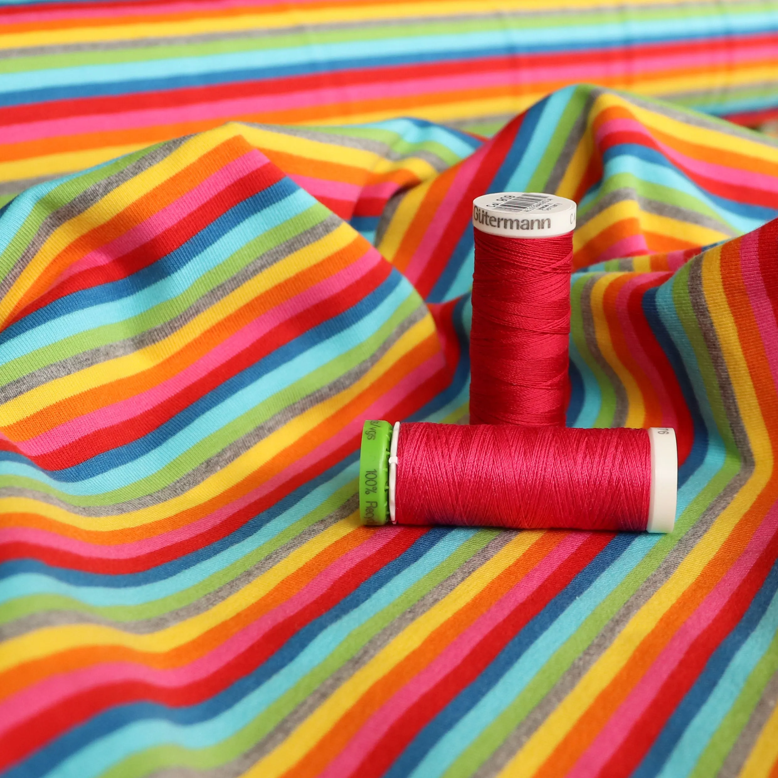 Cotton Jersey - Rainbow - SALE