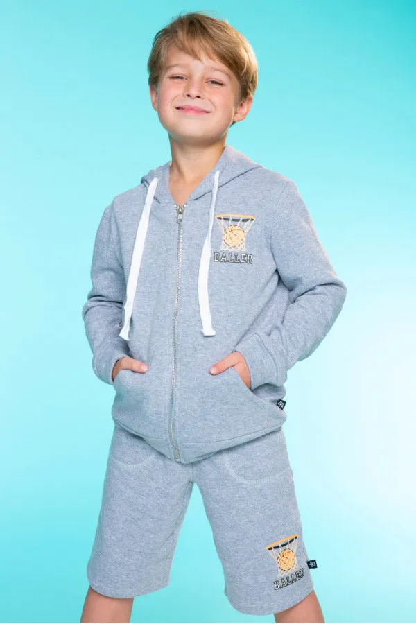 Cotton Soft French Terry Zip Hoodie
