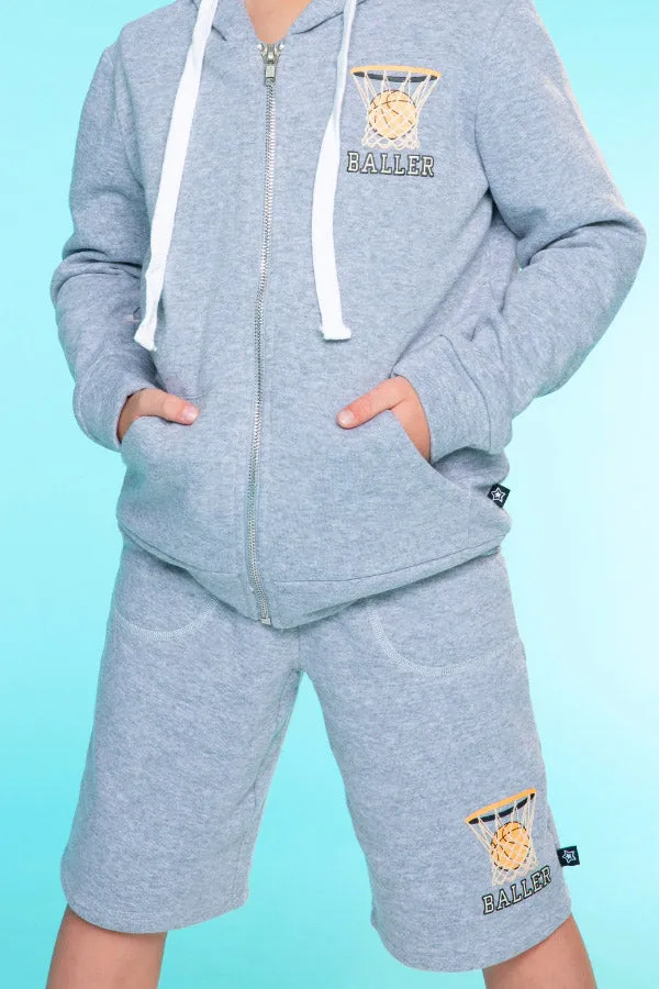 Cotton Soft French Terry Zip Hoodie
