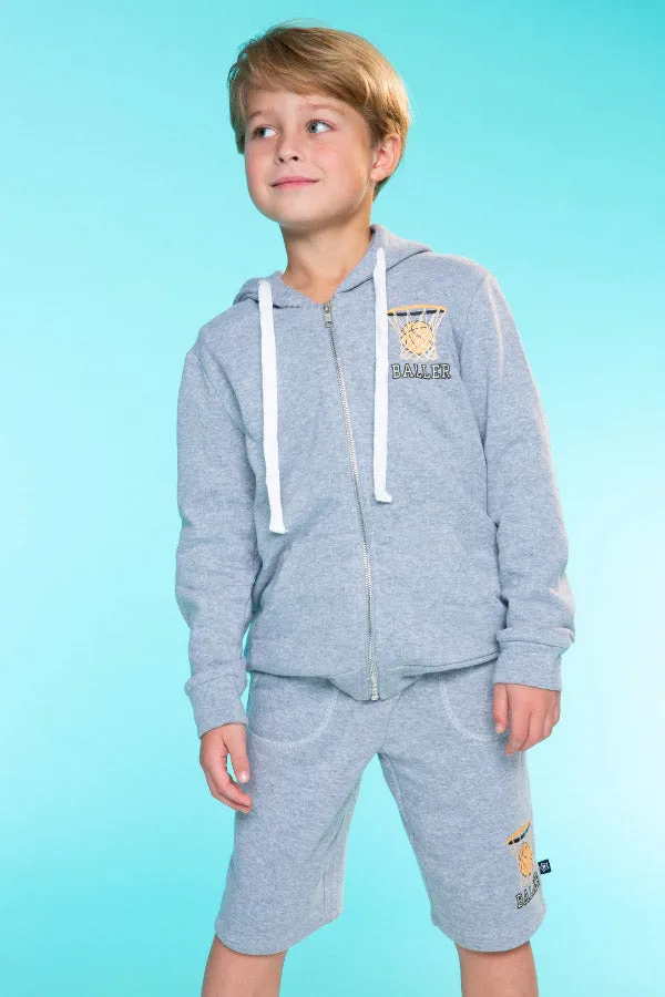Cotton Soft French Terry Zip Hoodie
