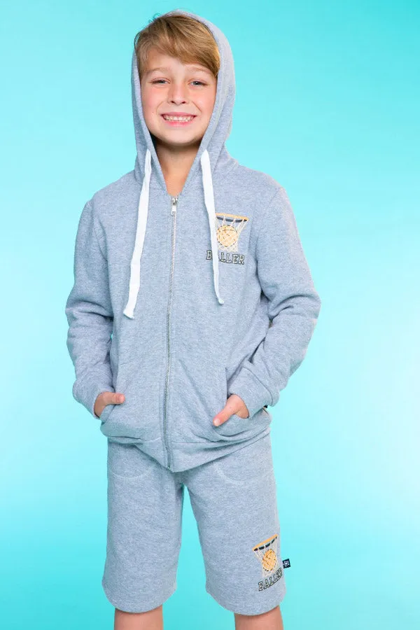 Cotton Soft French Terry Zip Hoodie