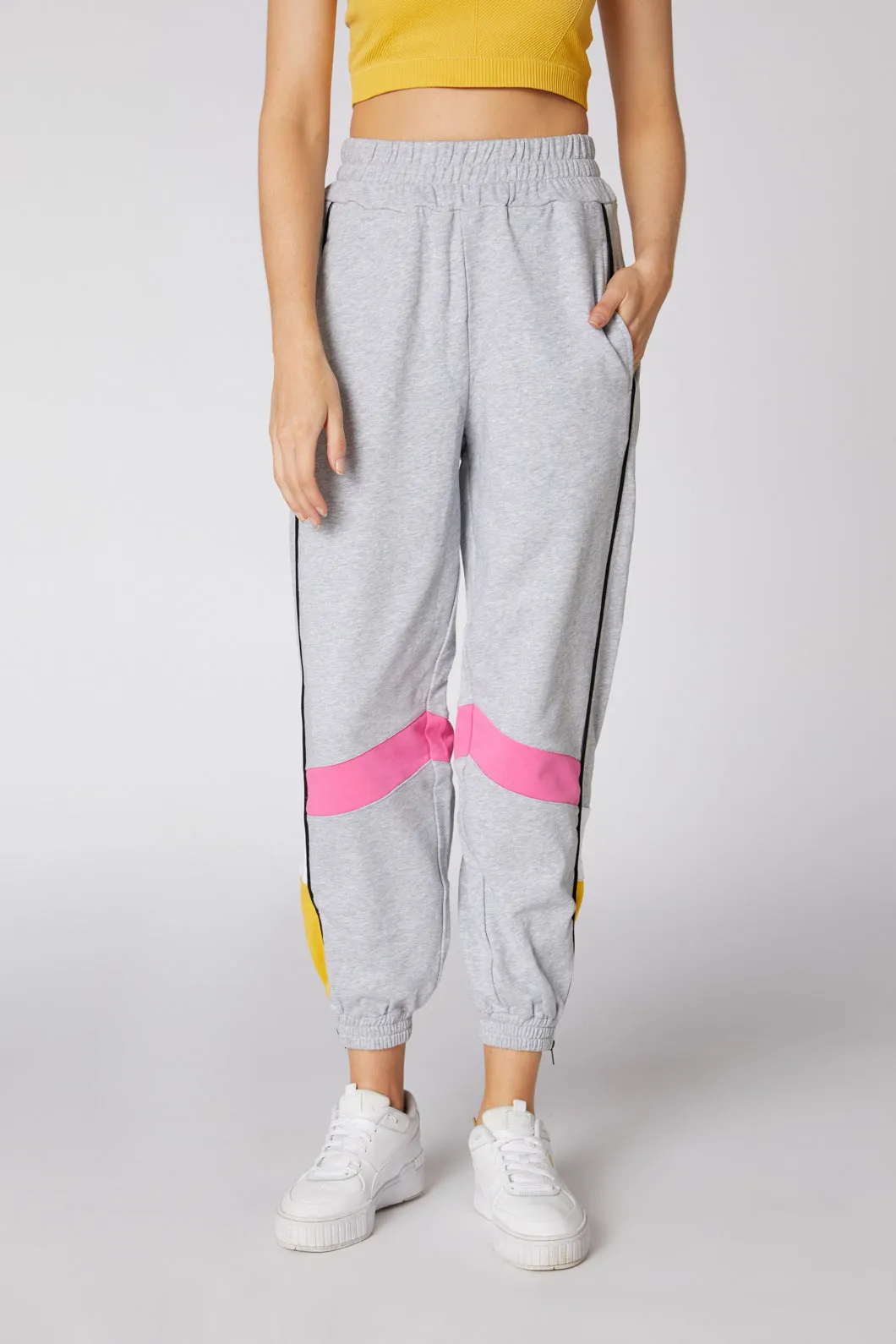 Divergent Colour Block Sweat Pant
