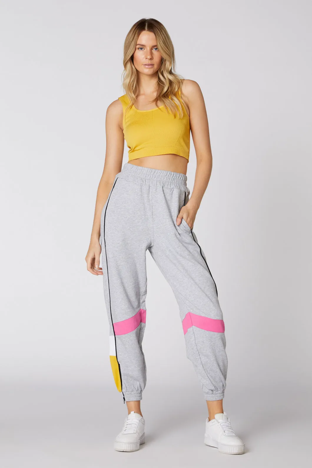 Divergent Colour Block Sweat Pant