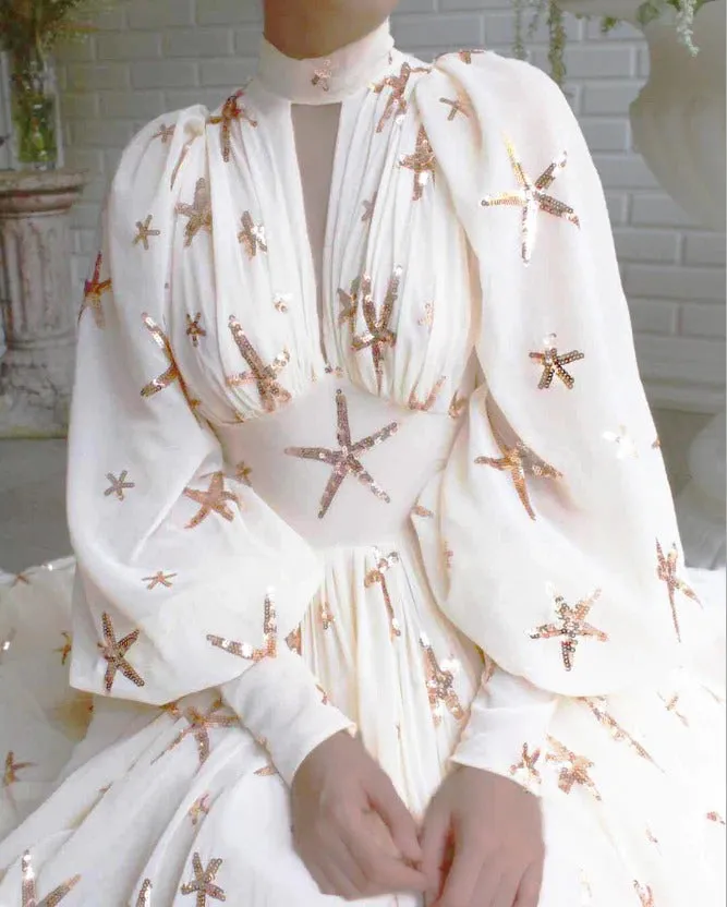 Elise chiffon flaring Maxi DRESS