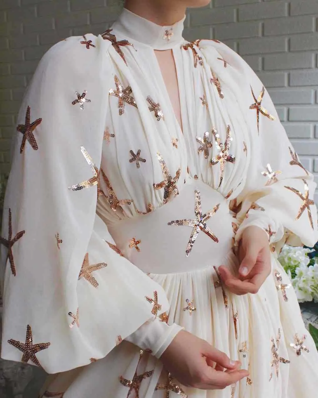 Elise chiffon flaring Maxi DRESS