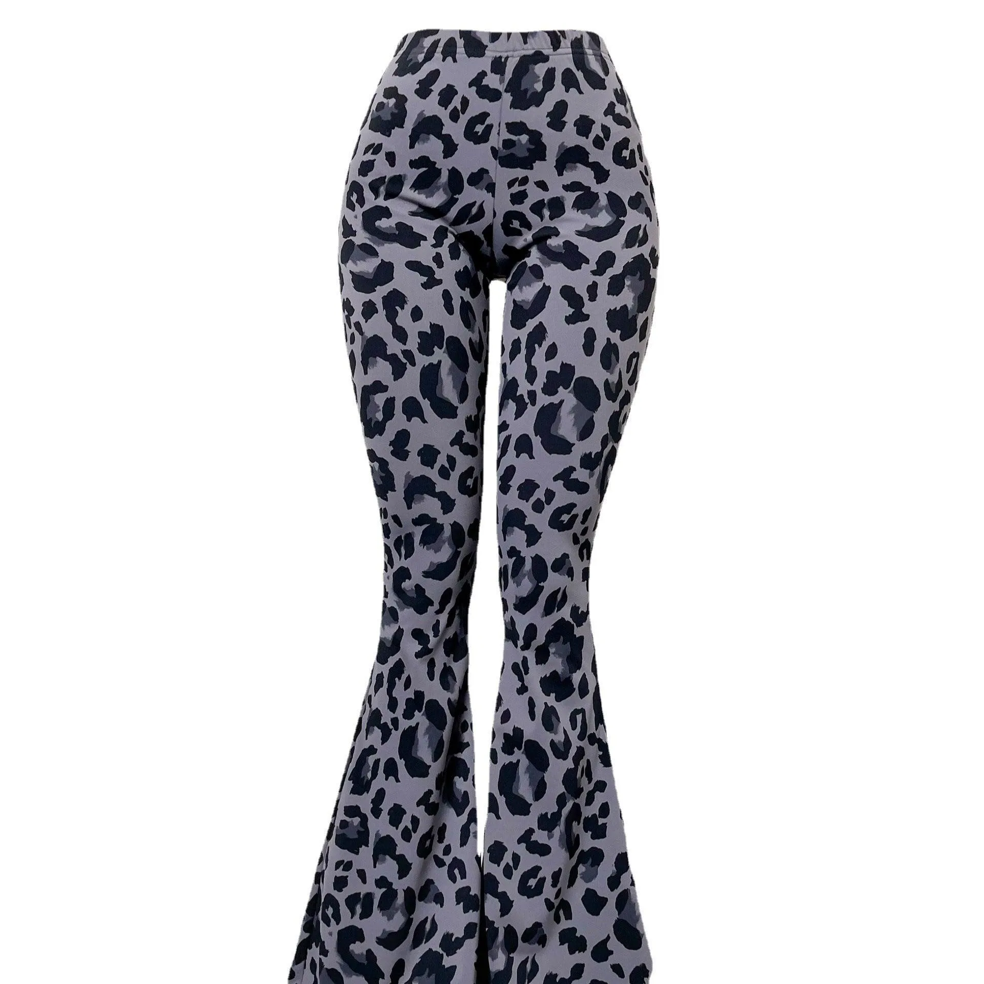European & American Leopard Print Pants for Stylish Outfits