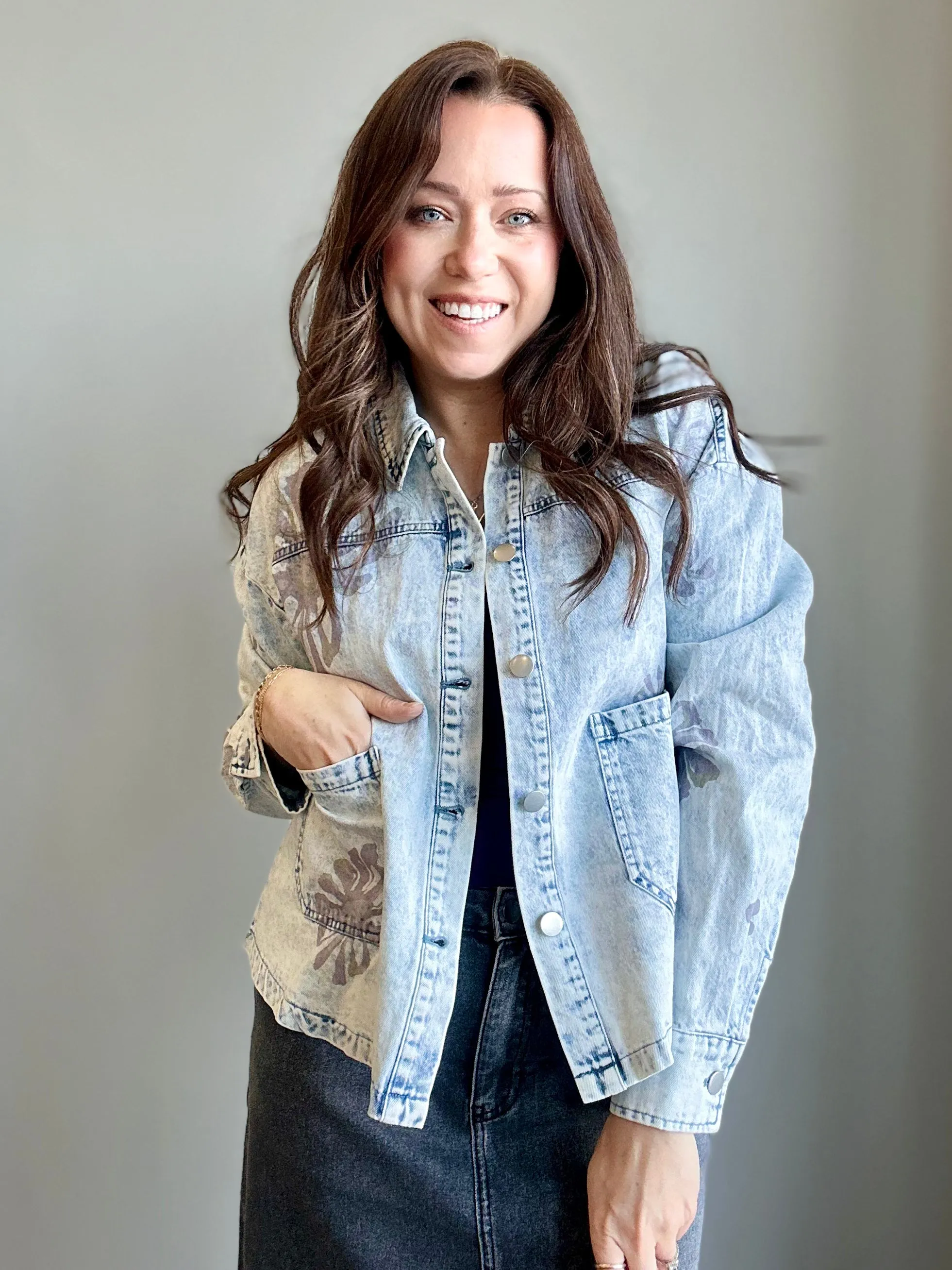 Floral Dream Denim Jacket
