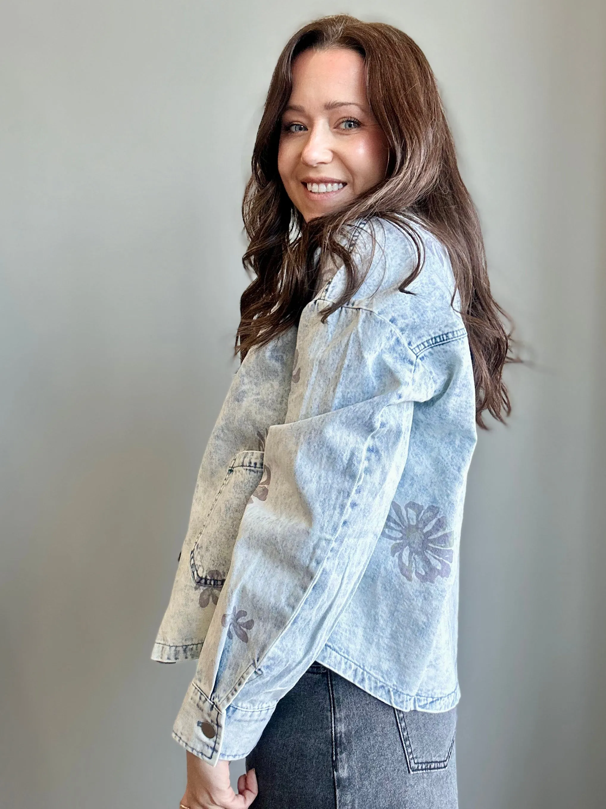 Floral Dream Denim Jacket