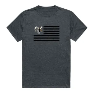 Framingham State University Rams USA Flag T-Shirt Tee