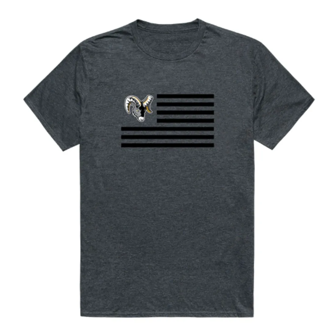 Framingham State University Rams USA Flag T-Shirt Tee