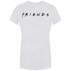 Friends Titles Logo Womens Grey T-Shirt