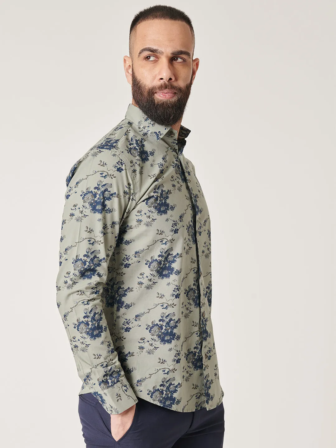 FUZZY PETALS SHIRT