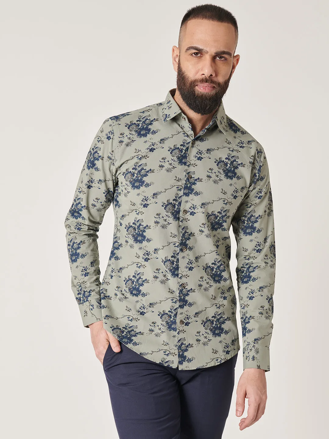 FUZZY PETALS SHIRT
