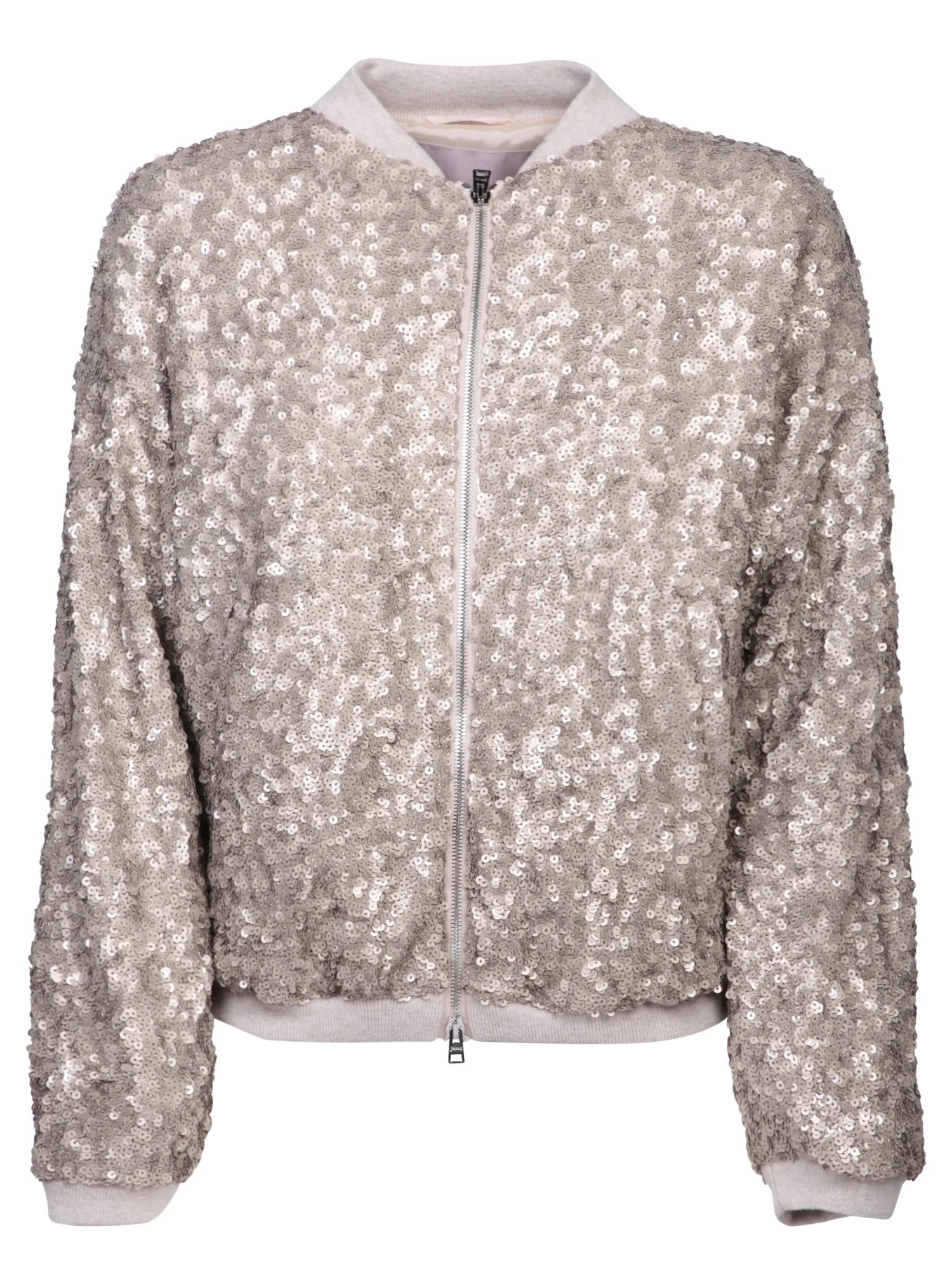 Gold Sequin Bomber