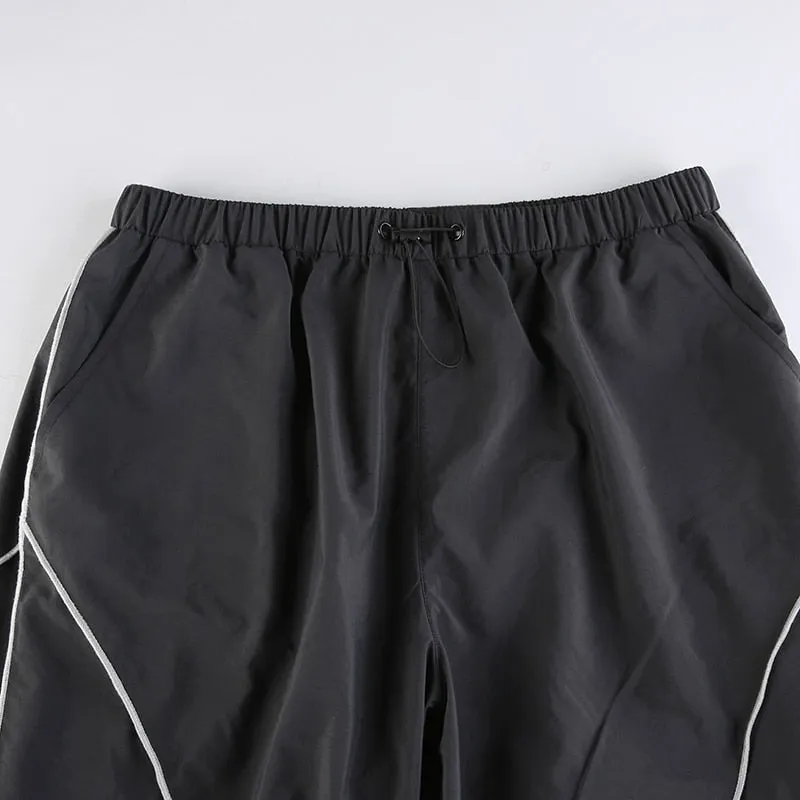 Grey Baggy Stylish Cargo Pants