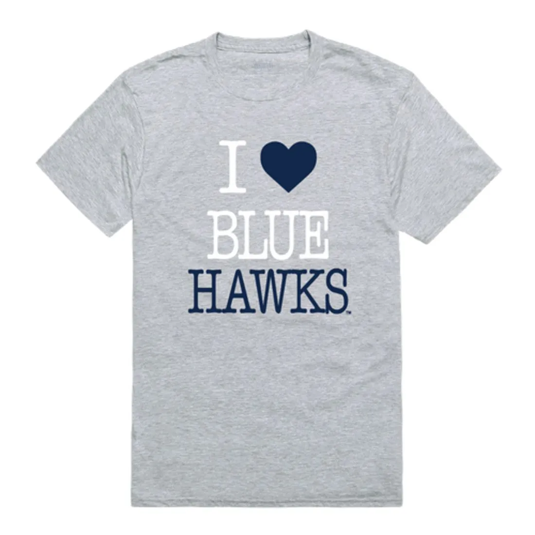 I Love Dickinson State University Blue Hawks T-Shirt Tee