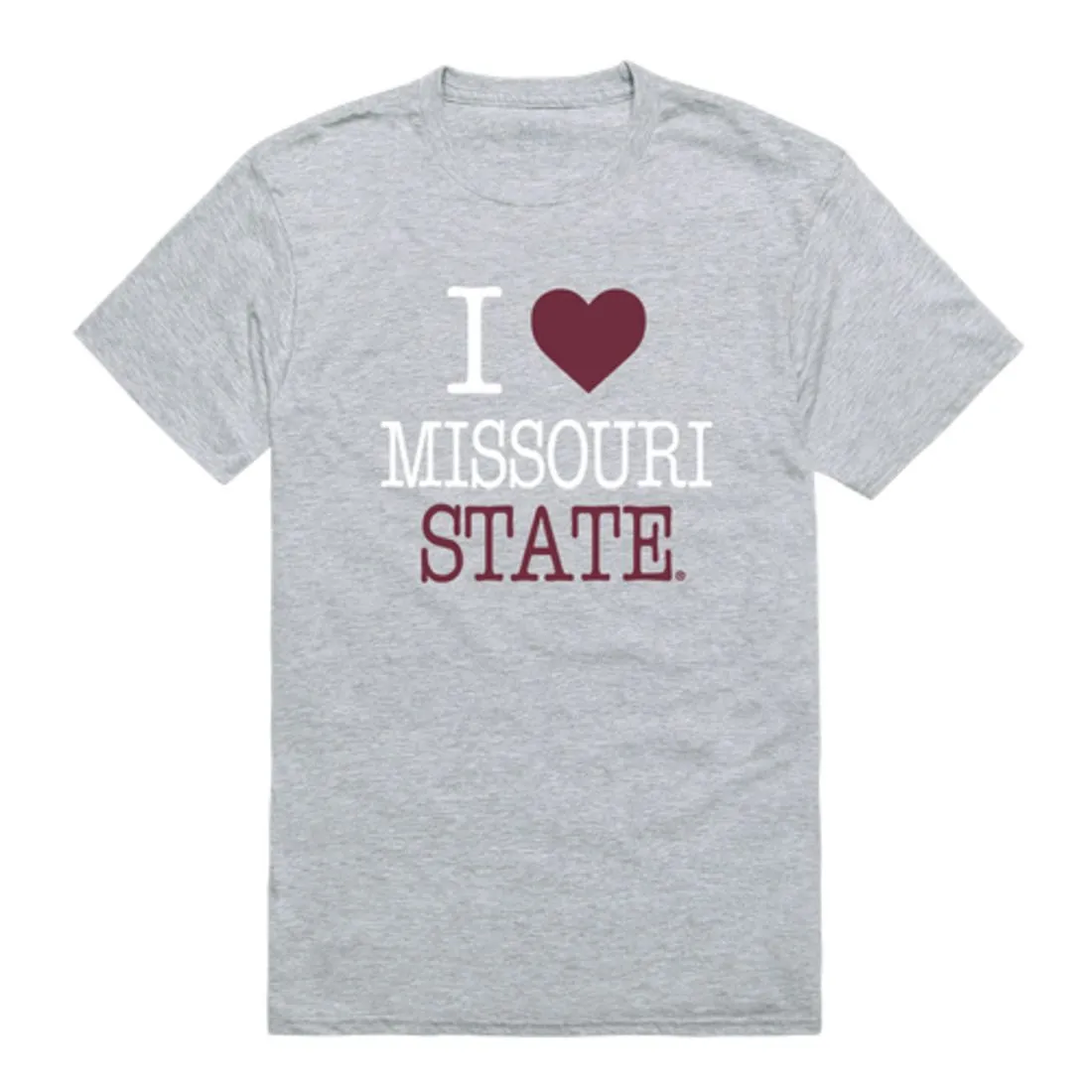 I Love Missouri State University Bears T-Shirt Tee