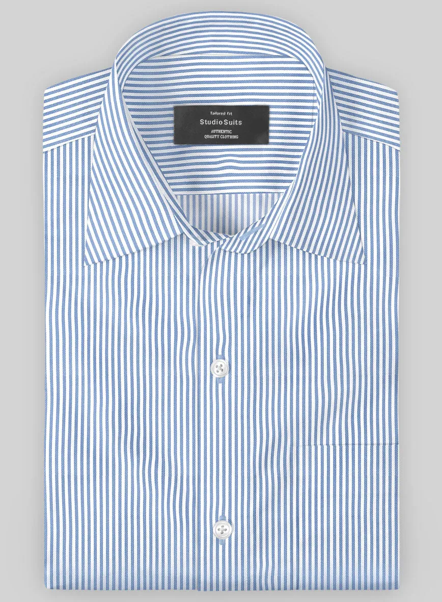 Italian Lombardo Angel Blue Stripes Shirt