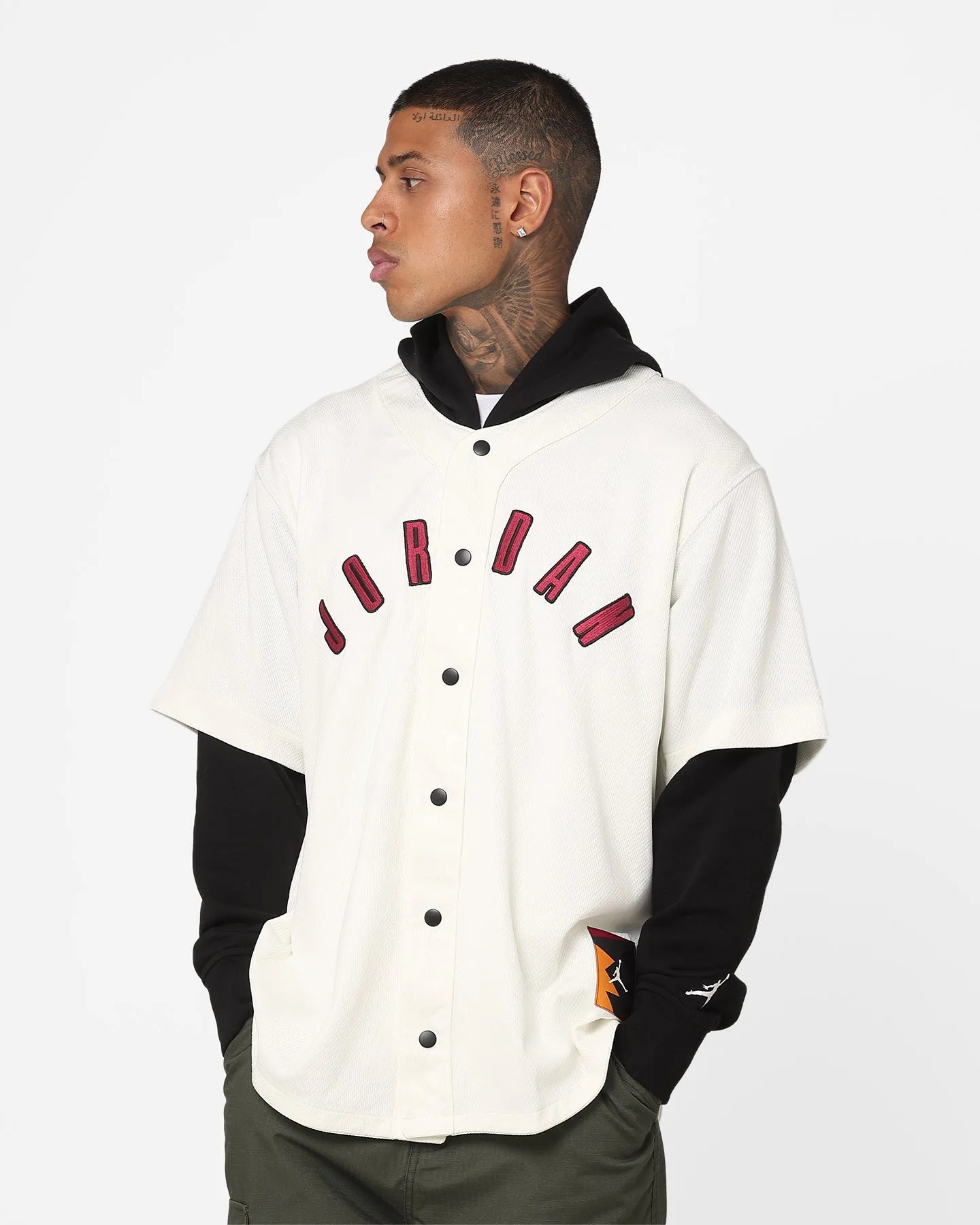 Jordan Flight MVP Long Sleeve T-Shirt Sail/Black/Sail