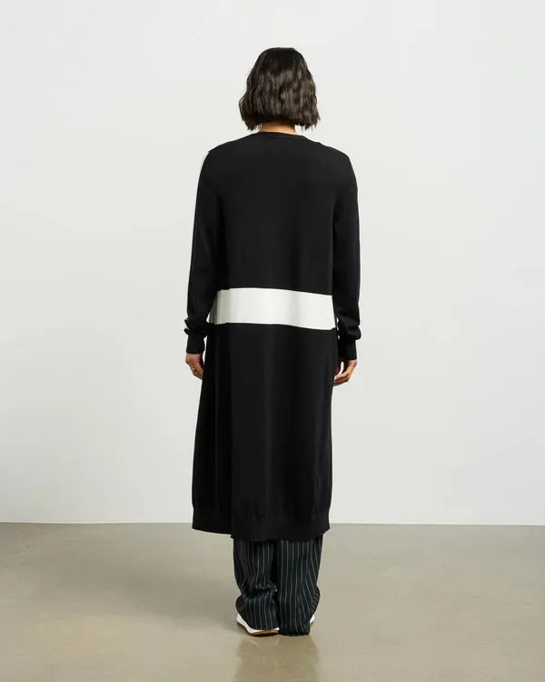 Kyle  Knit Cardi - Black/White