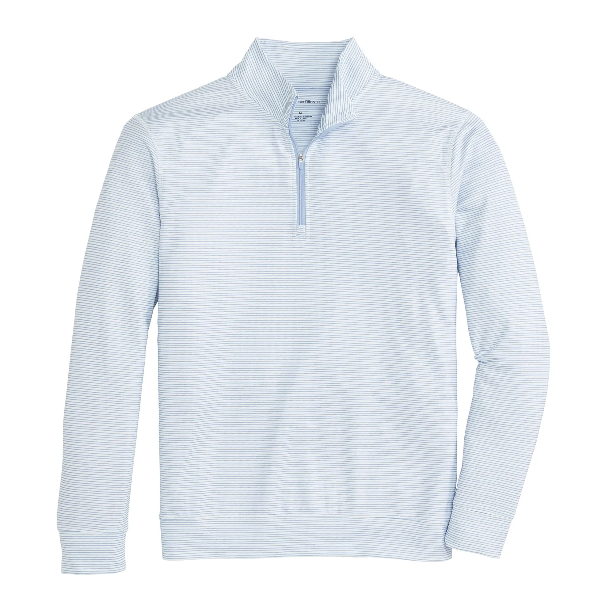 Lake Stripe Printed Performance 1/4 Zip - Clearwater