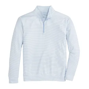 Lake Stripe Printed Performance 1/4 Zip - Clearwater