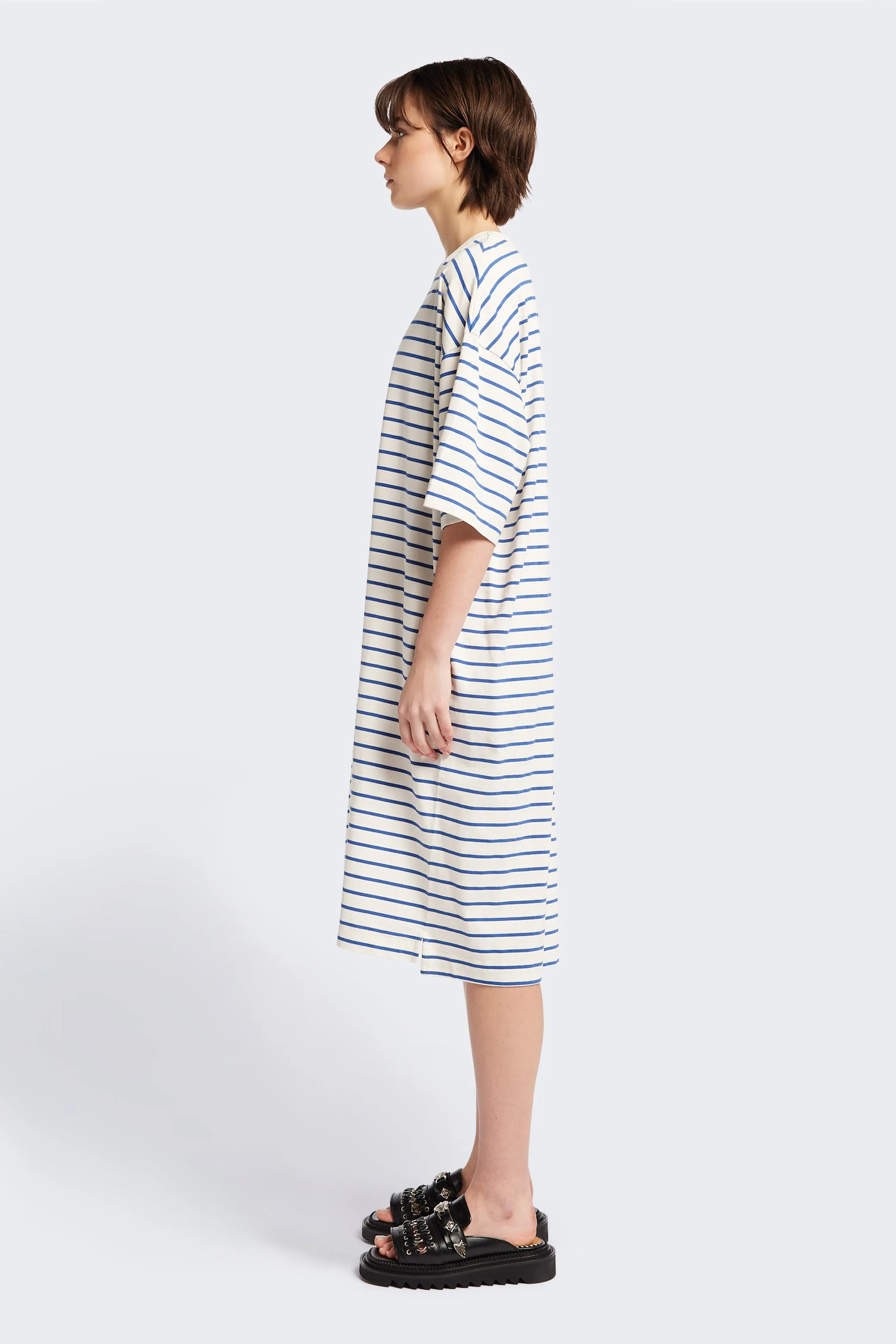 Nadir Dress Blue Stripe