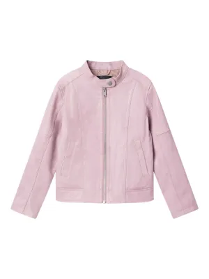 Name it Girls Faux Leather Jacket - Pink