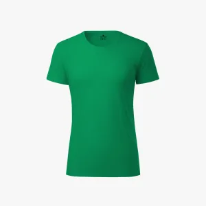 Polycotton Women Plain T-Shirt - Green