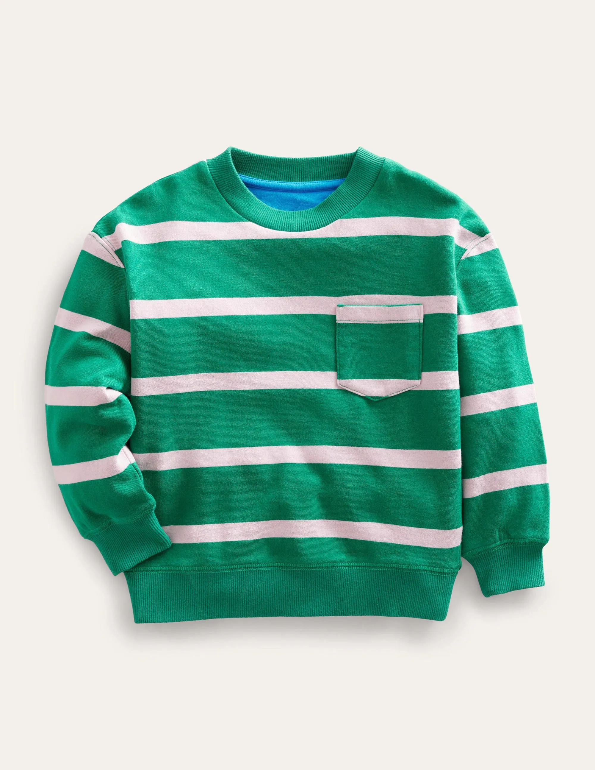 Printed Sweatshirt-French Pink/Shady Glade