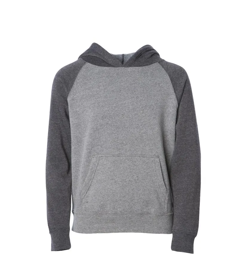 PRM10TSB TODDLER LIGHTWEIGHT SPECIAL BLEND RAGLAN HOODED PULLOVER
