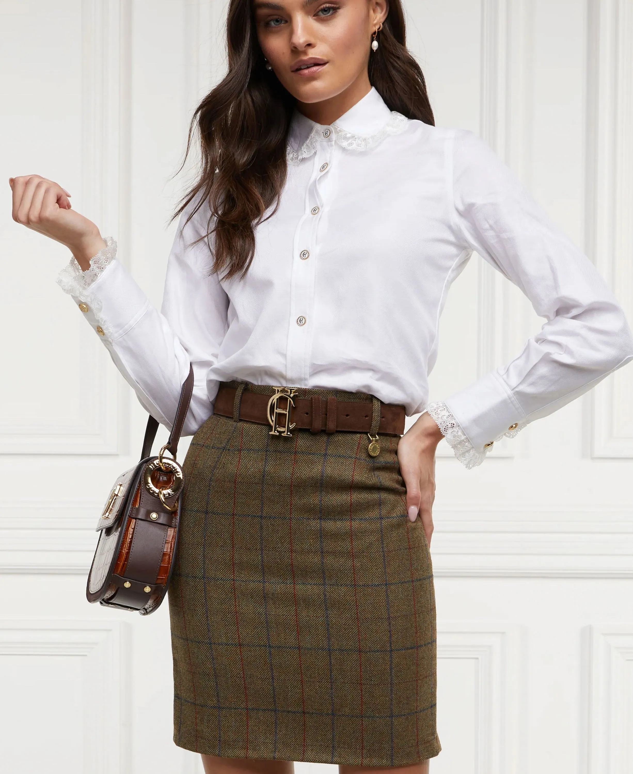 Regency Skirt - Glen Green