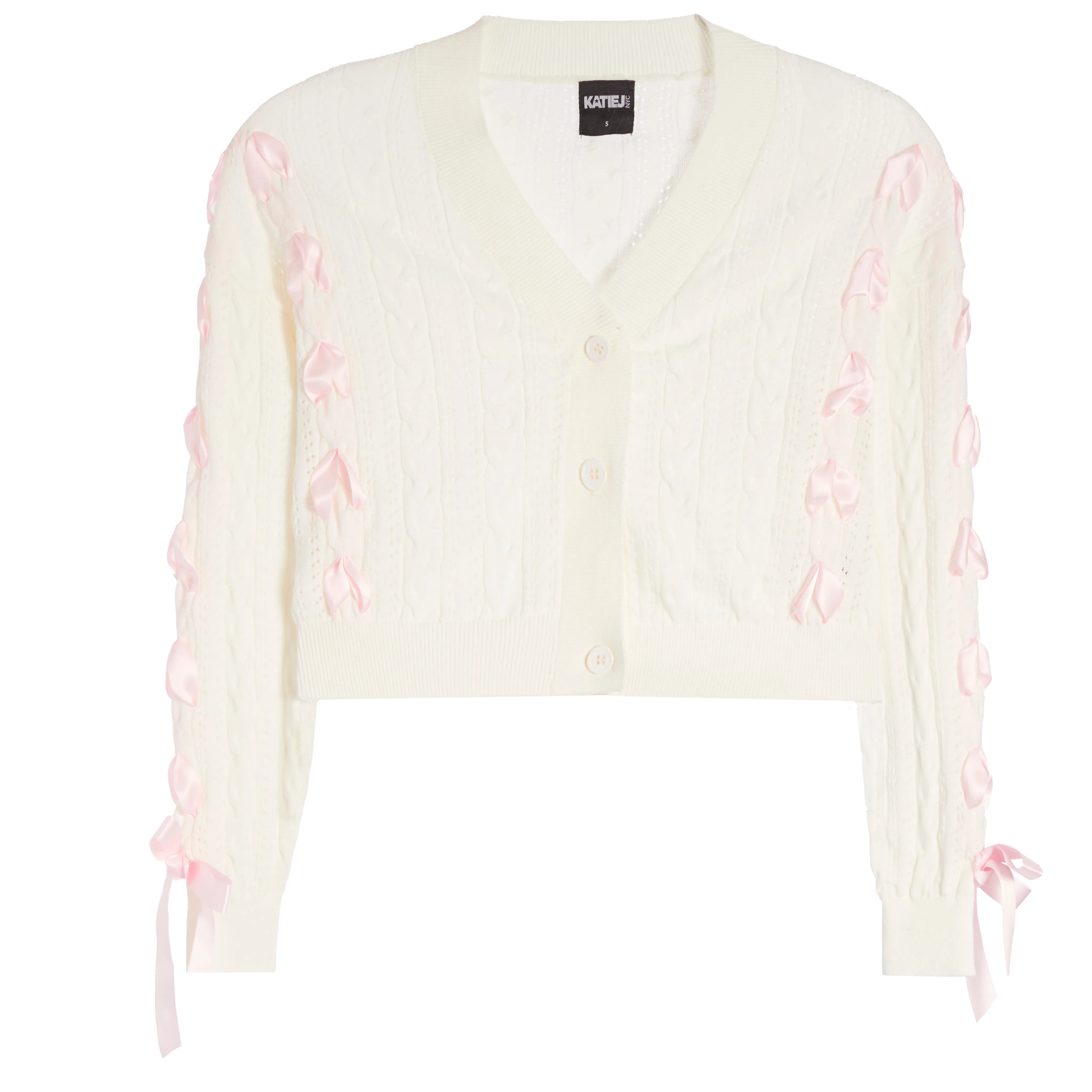Ribbon Sweater Cardigan