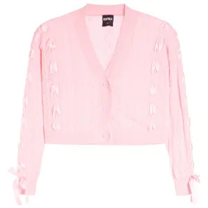 Ribbon Sweater Cardigan