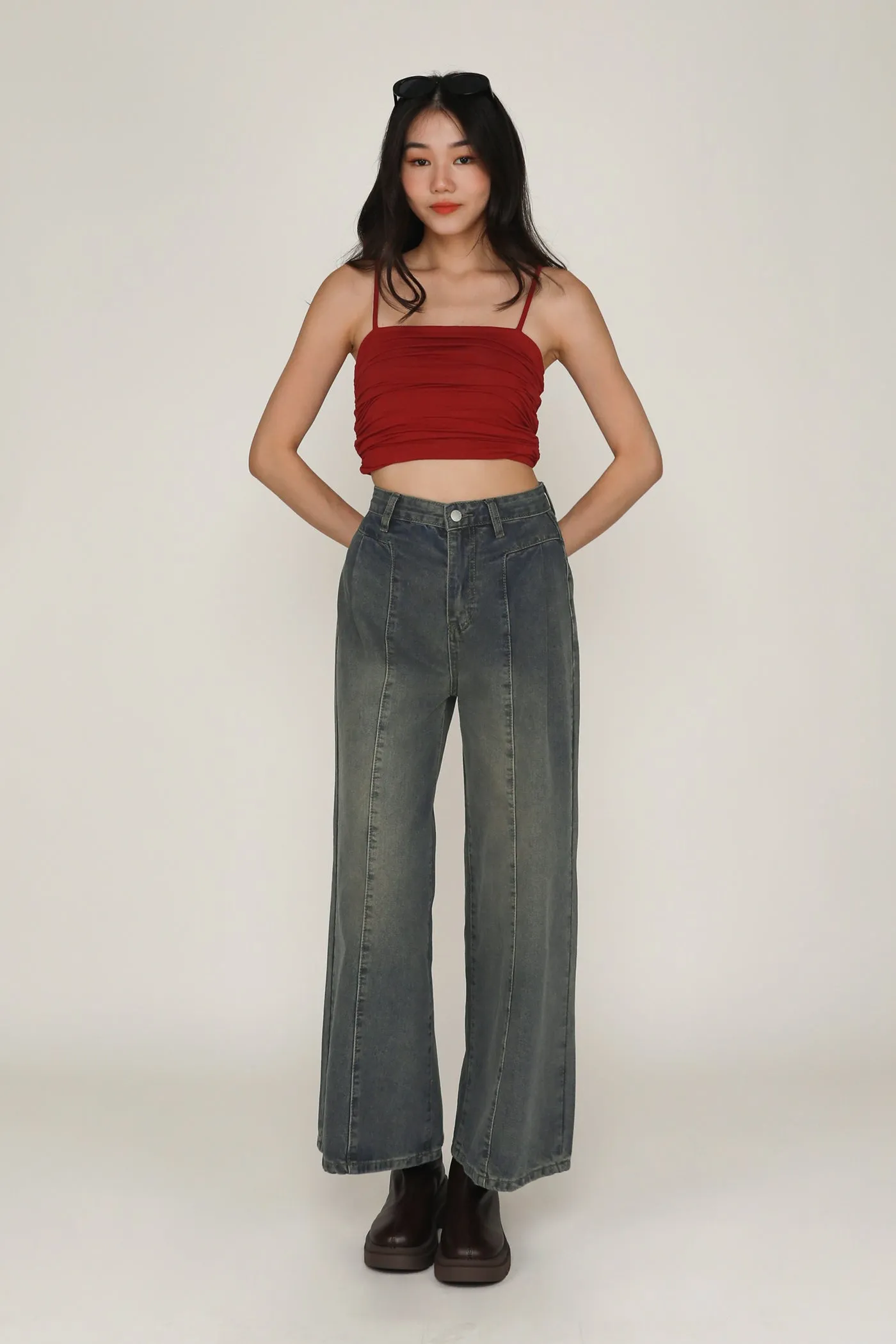 Rohan Ruched Padded Top