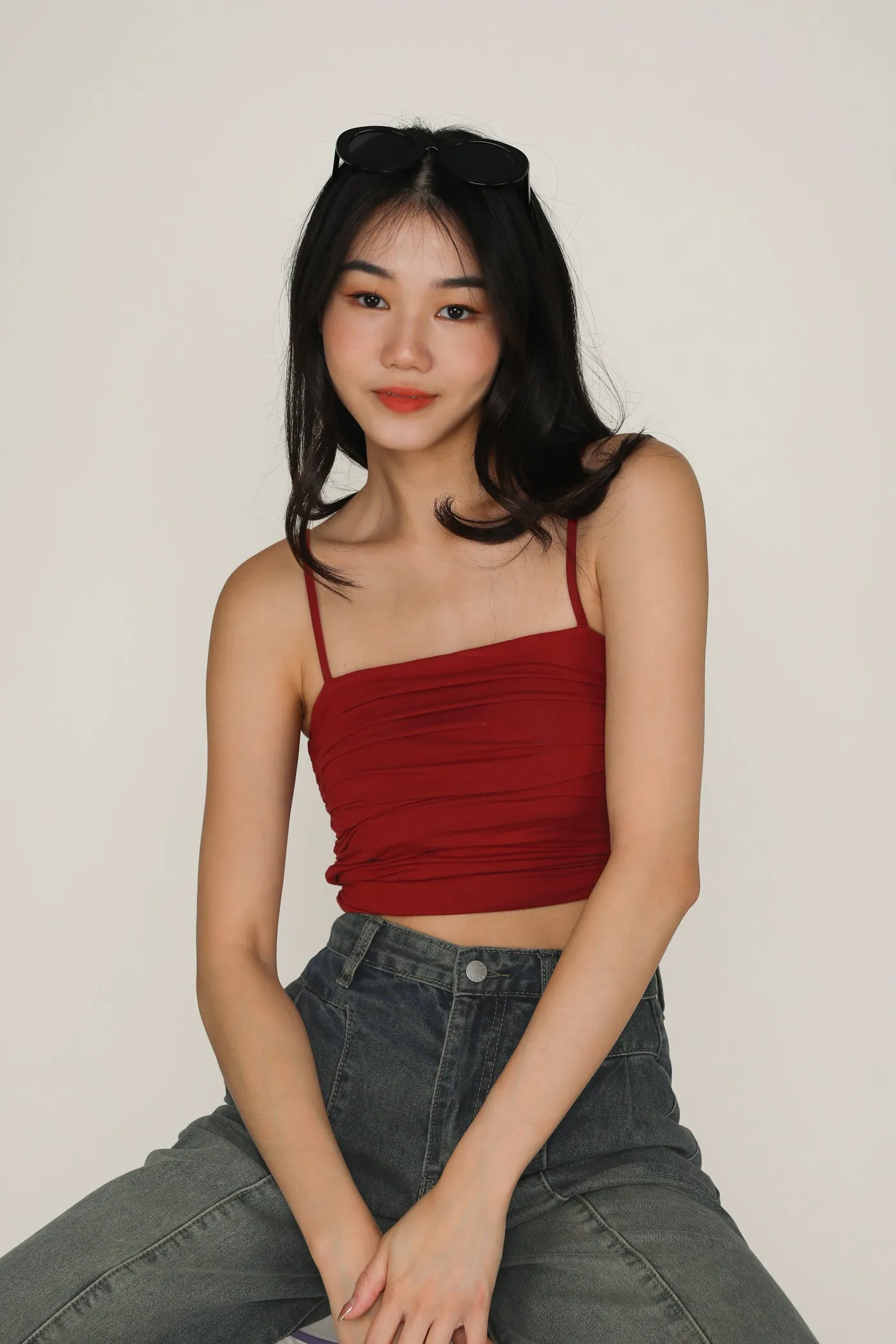 Rohan Ruched Padded Top