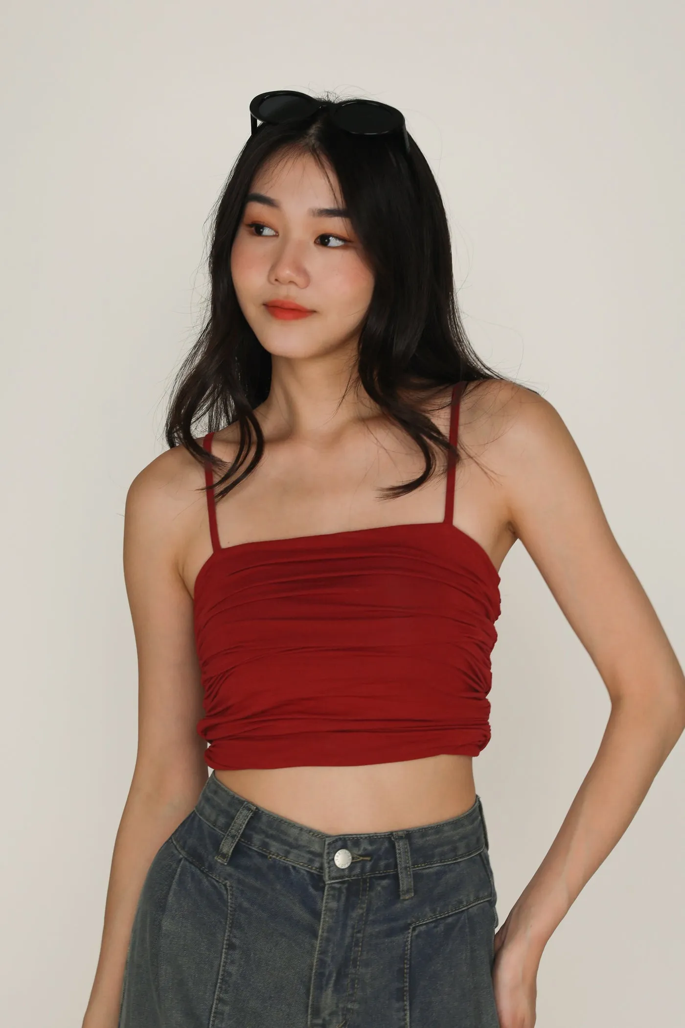 Rohan Ruched Padded Top