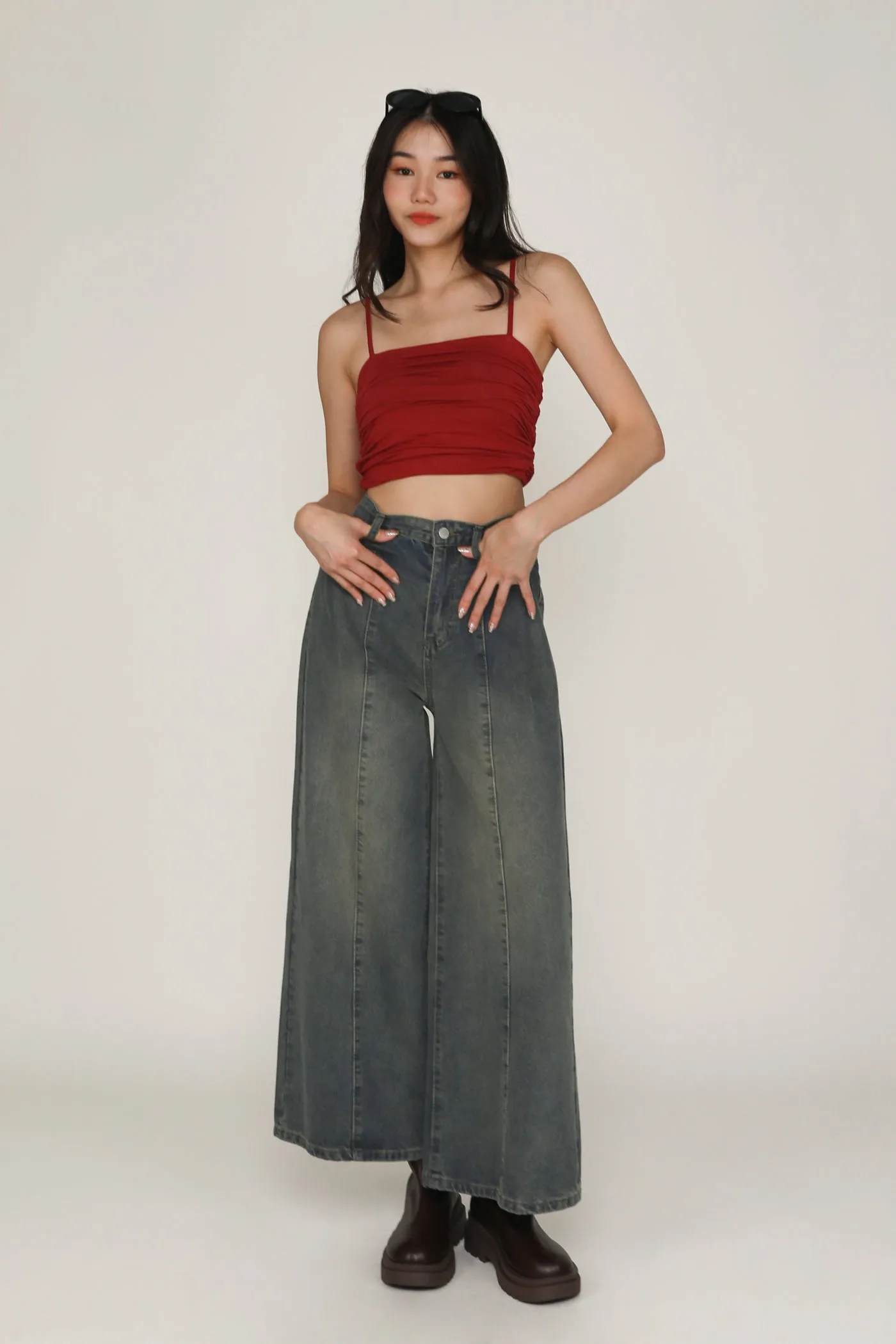 Rohan Ruched Padded Top