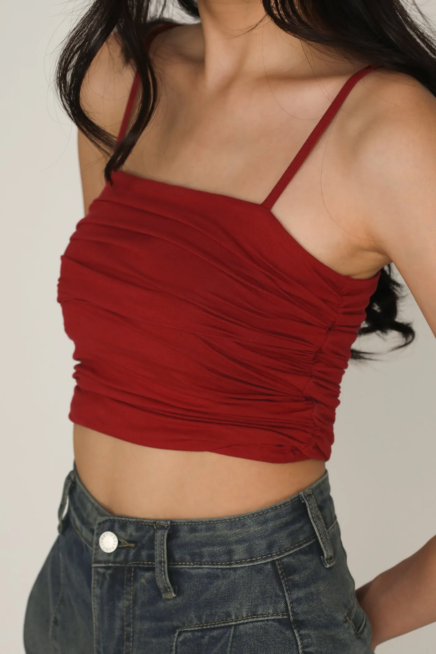 Rohan Ruched Padded Top