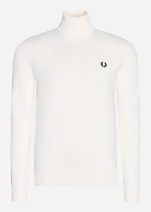 Roll neck jumper - snow white