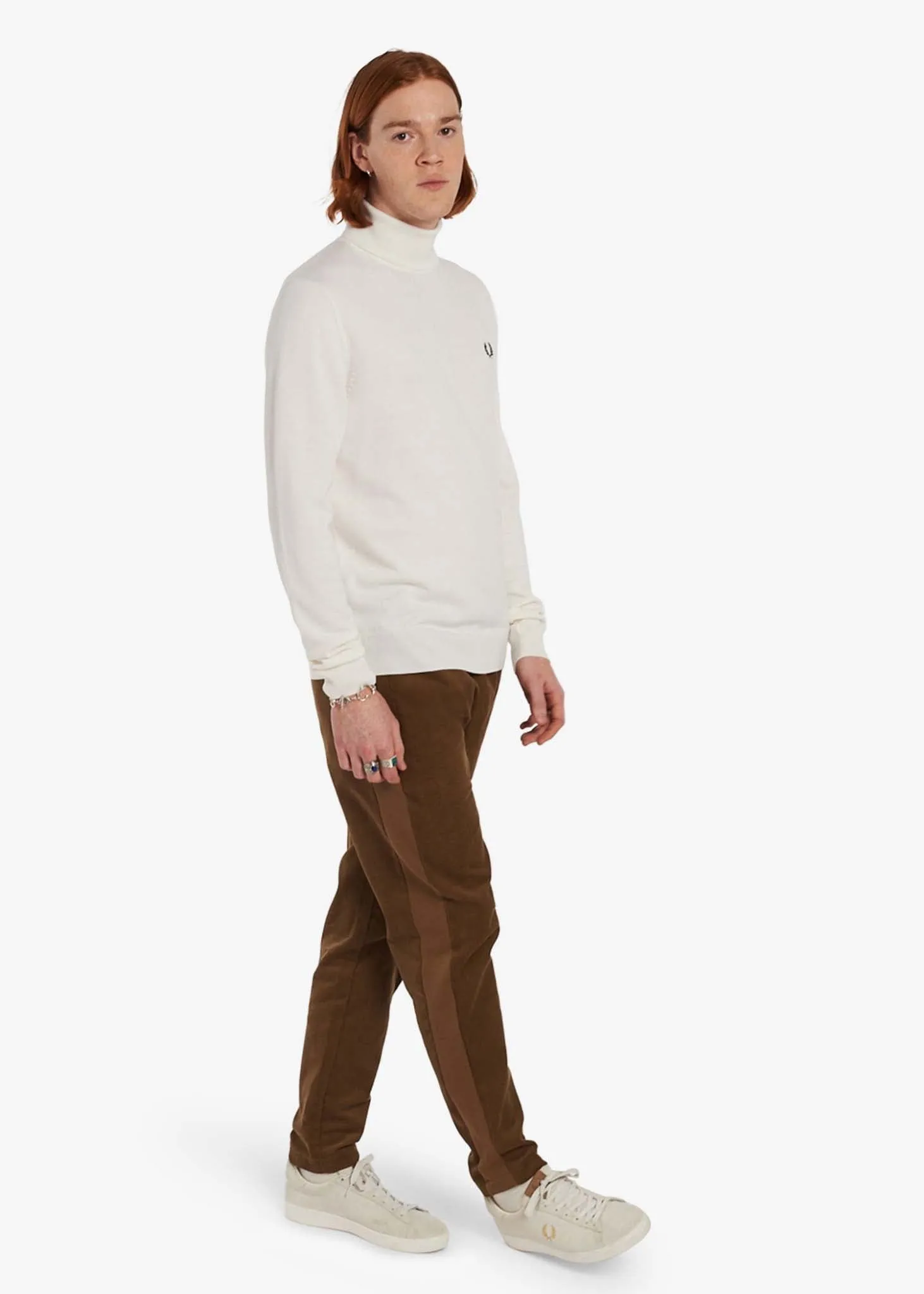 Roll neck jumper - snow white
