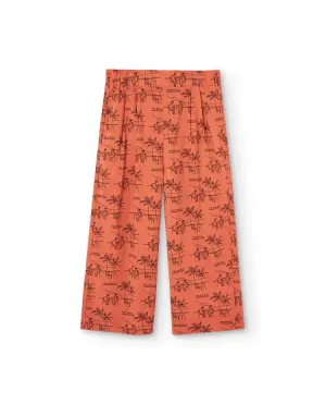 Salmon Drawings Antelope Pants